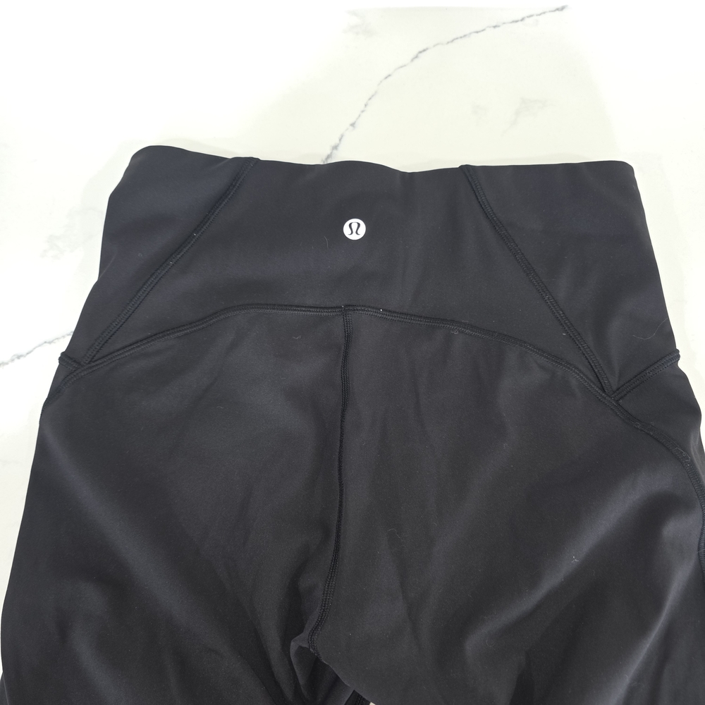 Lululemon Train Times 7/8 Pant Luxtreme Mesh Legging, Black Women’s 8